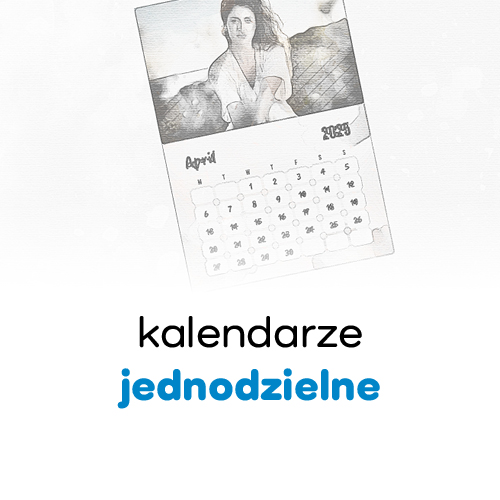 Kalendarze jednodzielne - małe